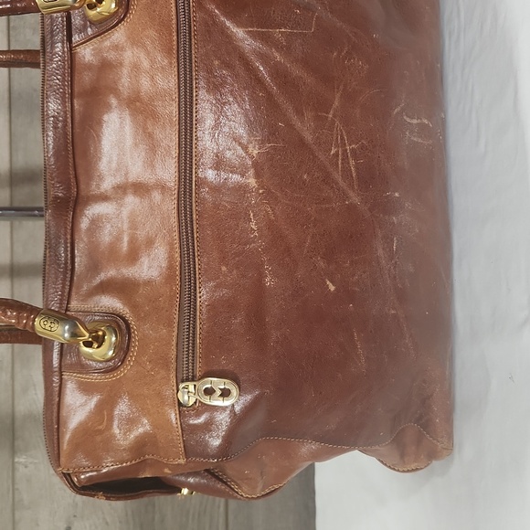 Marino Orlandi Brown Italian Leather Shoulder Bag - Picture 5 of 12